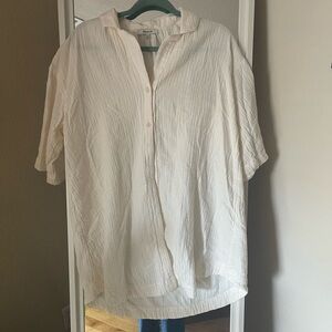 Madewell 100% cotton tshirt cover up
